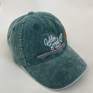 Golden Breed Unisex Retro Teal Corduroy Ball Cap Adjustable Hat Cotton Vintage